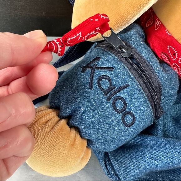 Vintage 1998 Kaloo Rabbit Denim Backpack - Picture 6 of 14